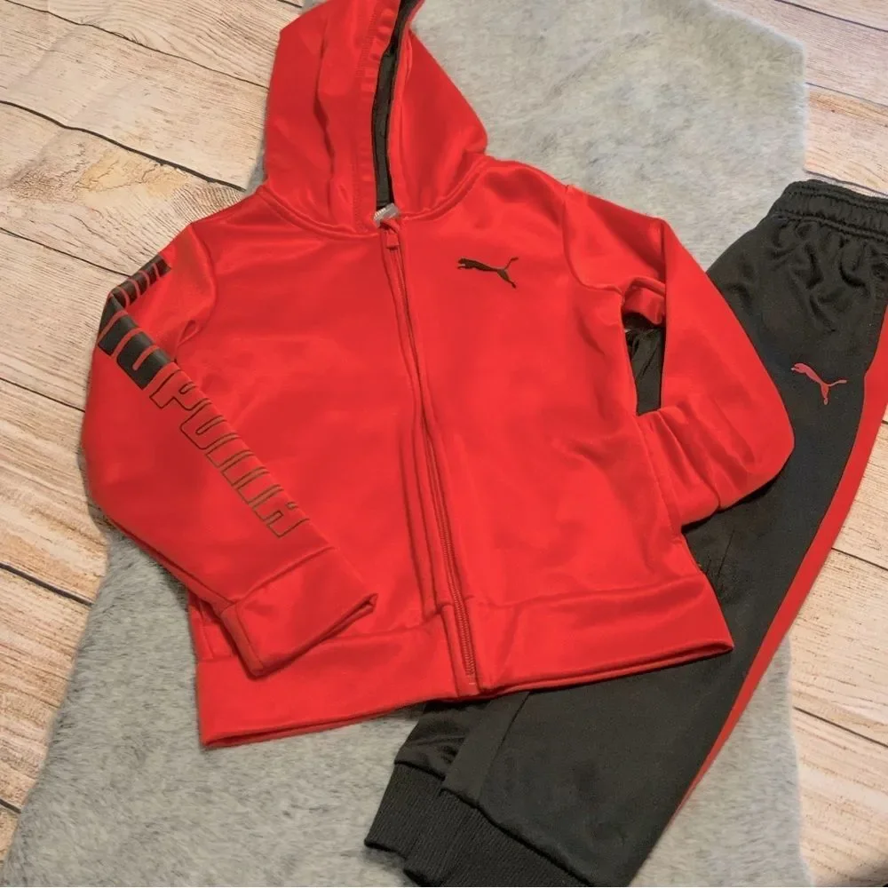 Puma Kid’s Matching Jogger Set Size 5 - Picture 1 of 10